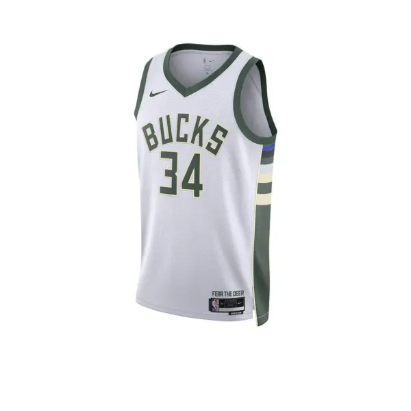 เสื้อแข่งบาสเกตบอล NIKE Milwaukee Bucks Association Edition 2022/23