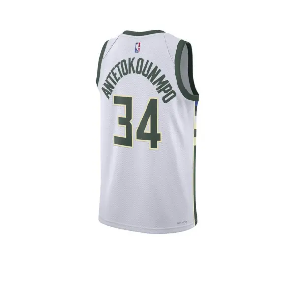 เสื้อแข่งบาสเกตบอล NIKE Milwaukee Bucks Association Edition 2022/23 - Image 2